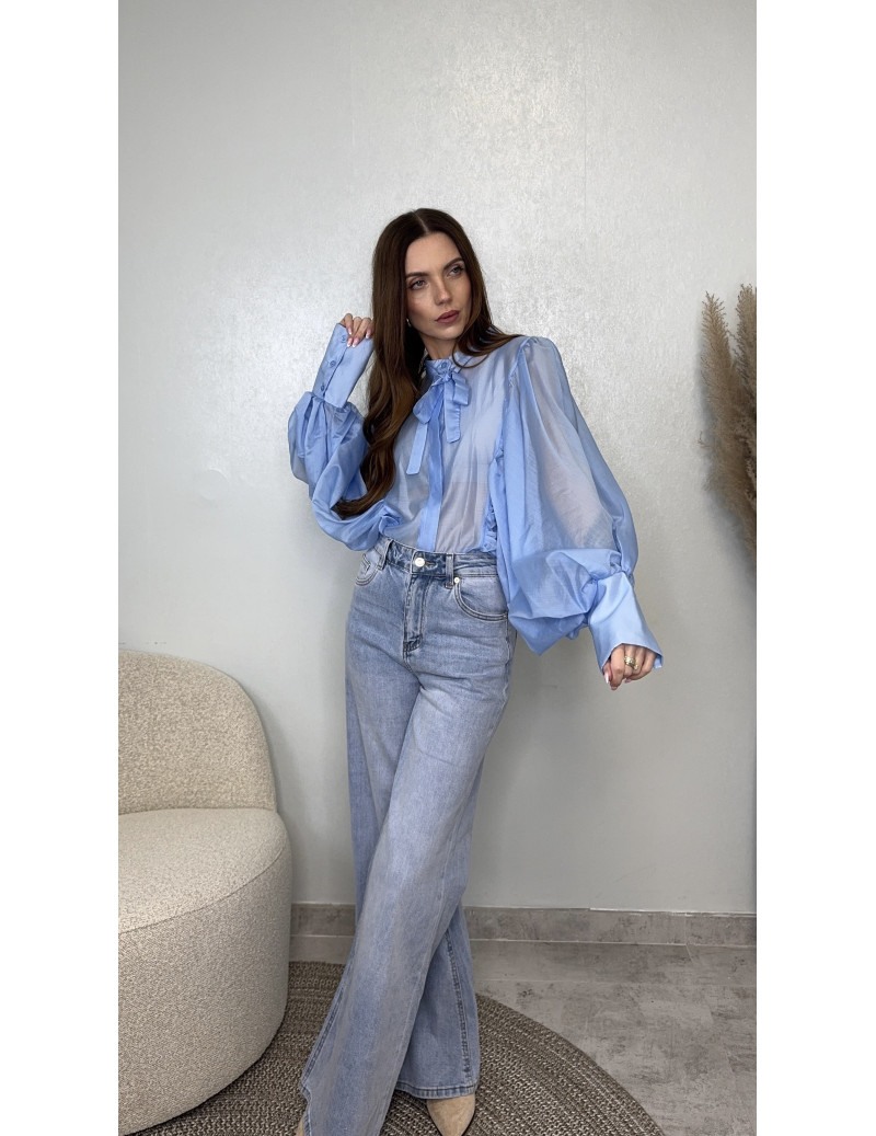 Bluzka Ravena Celeste
